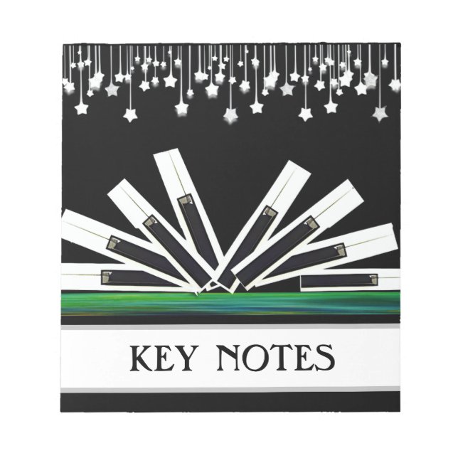 MIDNIGHT KEYS NOTIZBLOCK (Vorderseite)