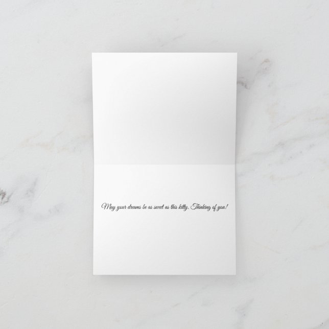 Midnight Kitty Adventure_Thinking of You Card Dankeskarte (Innenseite)