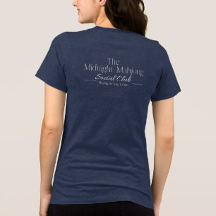 Midnight Mahjong Social Club Tri-Blend Shirt