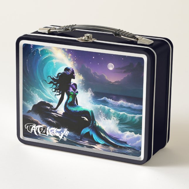 Midnight Mermaid Metal Lunchbox (Vorderseite)