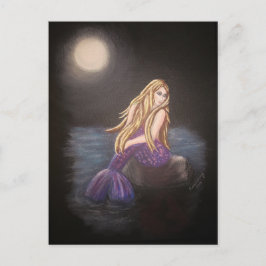 Midnight Mermaid Postkarte