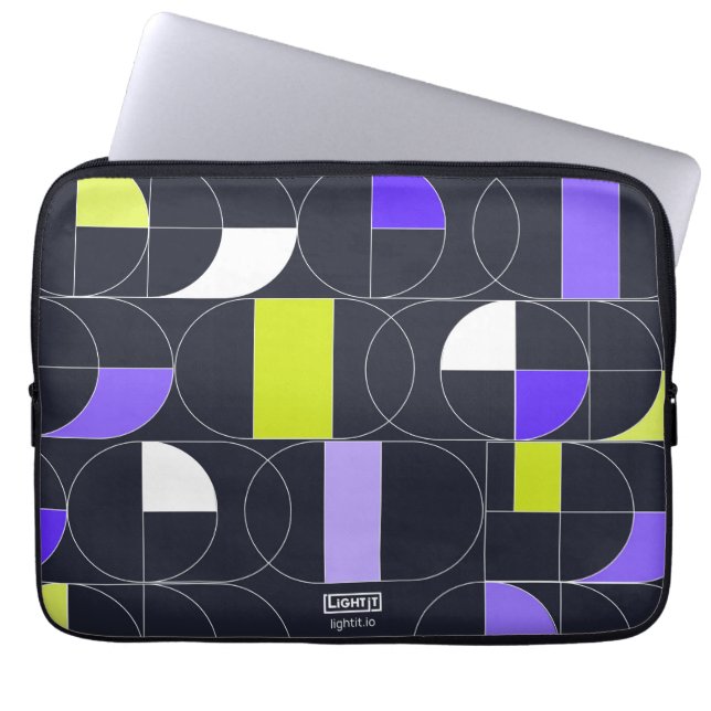 Midnight Mosaic Laptop sleeve (Vorderseite)