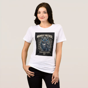 Midnight Protocol Eulen-T-Shirt Tri-Blend Shirt