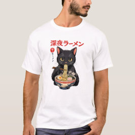 Midnight Ramen Katze T-Shirt