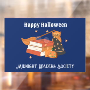 Midnight Readers Society Halloween-Fensteraufklebe Fensteraufkleber