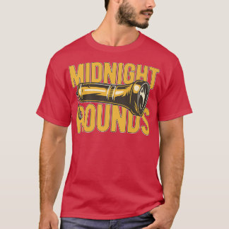 Midnight RoundsThin Purple Line Watchman Security  T-Shirt