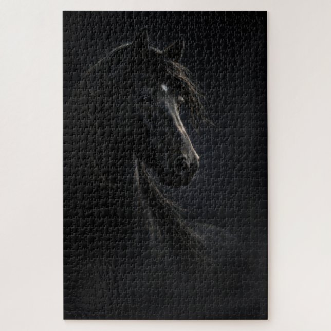 Midnight Sky | Horse Art | Puzzle (Vertikal)