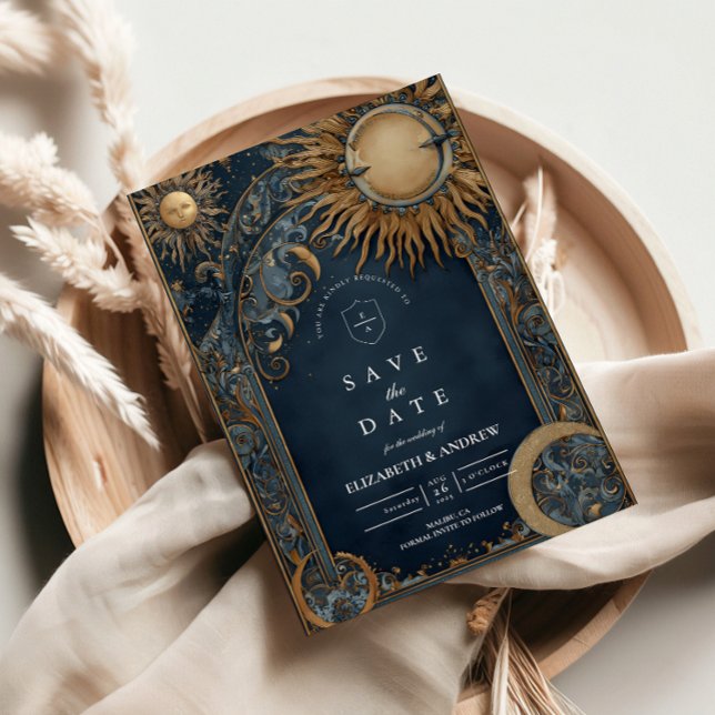 Midnight Sun Celestial Wedding Save The Date (Von Creator hochgeladen)