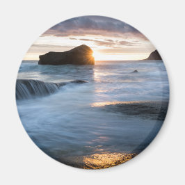 Midnight Sun Lofoten Islands Magnet