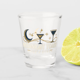 Midnight Toast Shotglas – Elegantes Cocktail-Desig Schnapsglas