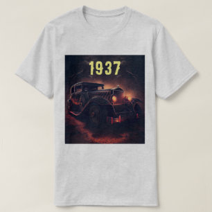 MIDNIGHT VINTAGE CAR 1937 T - Shirt