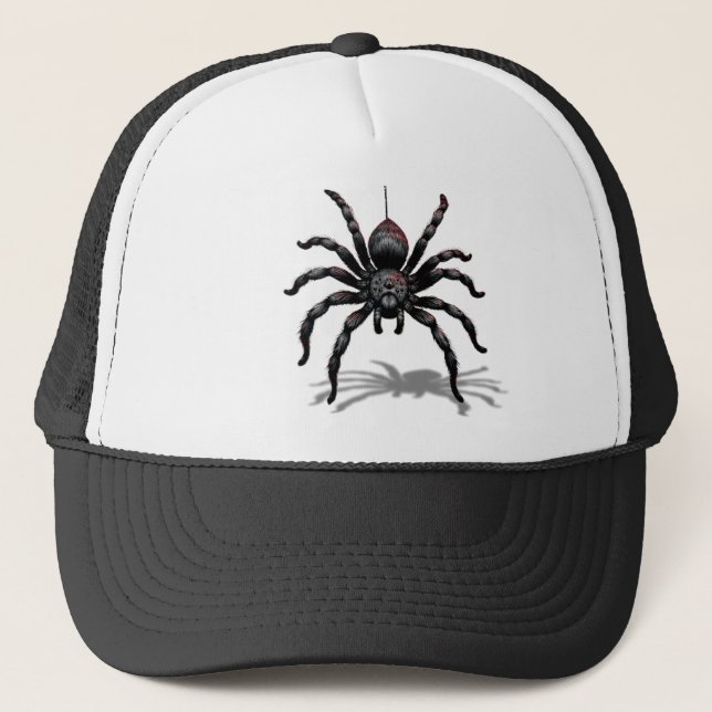 Midnight Weaver (Spider and the Web) Themed Hat Truckerkappe (Vorderseite)