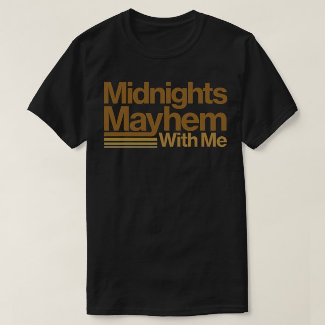Midnights Mayhem Design T-Shirt (Design vorne)