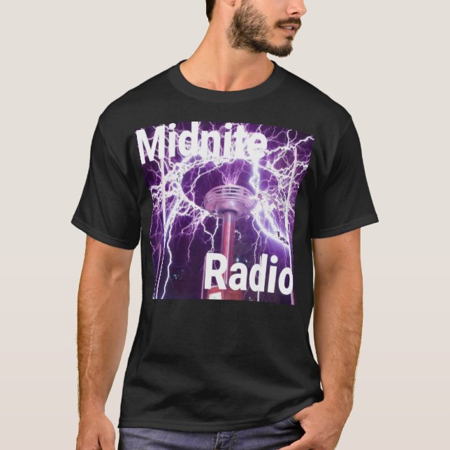 Midnite Radio Underground Internetstation T-Shirt (Vorderseite)