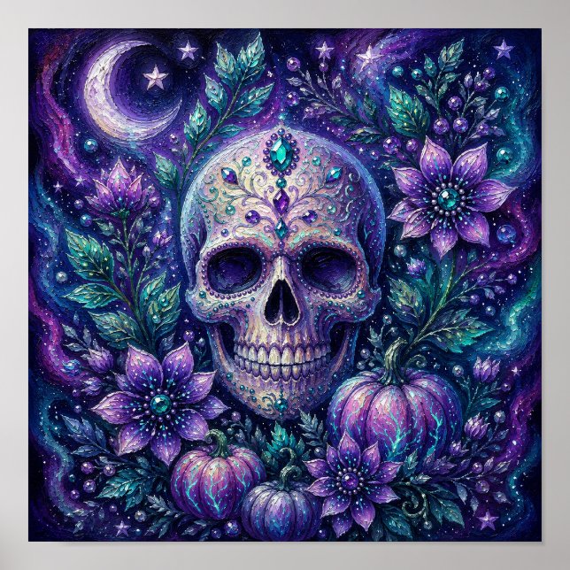 MidNiteMysticSkull Poster (Vorne)