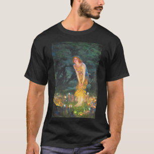 Midsommer Eve (1908) von Edward Robert Hughes T-Shirt