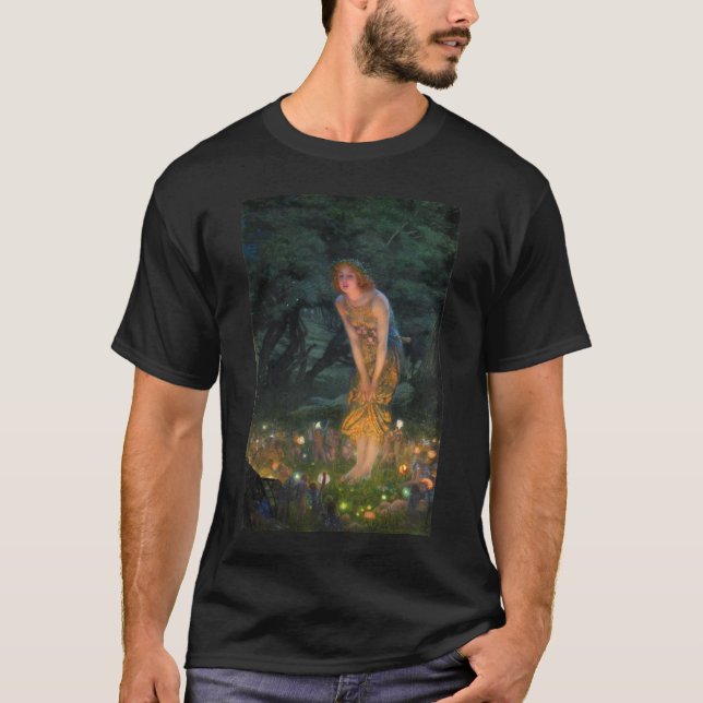 Midsommer Eve c. 1908 von Edward Robert Hughes T-Shirt (Vorderseite)