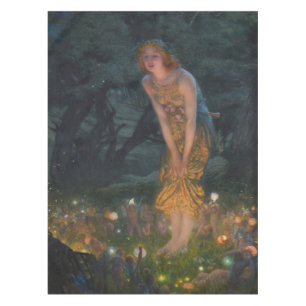 Midsommer Eve Edward Robert Hughes Feen Fantasie Tischdecke