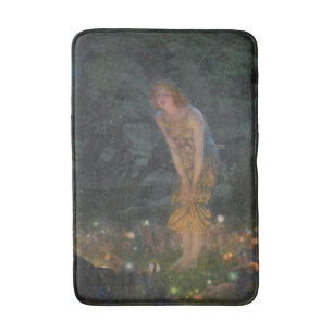 Midsommer Eve (von Edward Robert Hughes) Badematte