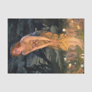 "Midsommer Eve" von Edward Robert Hughes Seidenpapier
