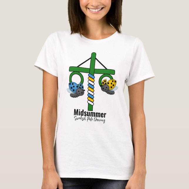 Midsommer Ladybugs Maypole T-Shirt (Vorderseite)