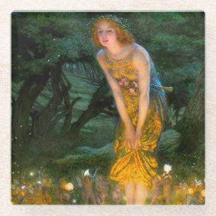 MidSummer Eve Edward Robert Hughes Glasuntersetzer