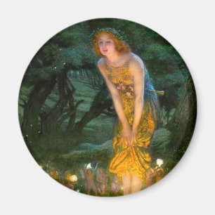 MidSummer Eve Edward Robert Hughes Magnet
