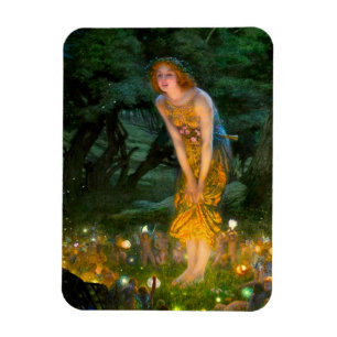 MidSummer Eve Edward Robert Hughes Magnet