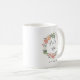 MidSummer Floral Wreath Bridesmaid Kaffeetasse (VorderseiteRechts)
