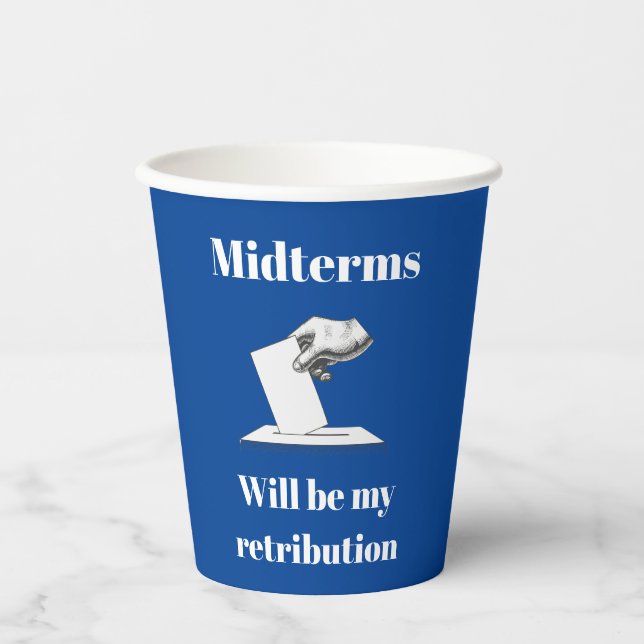 Midterms werden meine Rückgabe sein Pappbecher (Vorderseite)