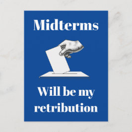 Midterms werden meine Rückgabe sein Postkarte