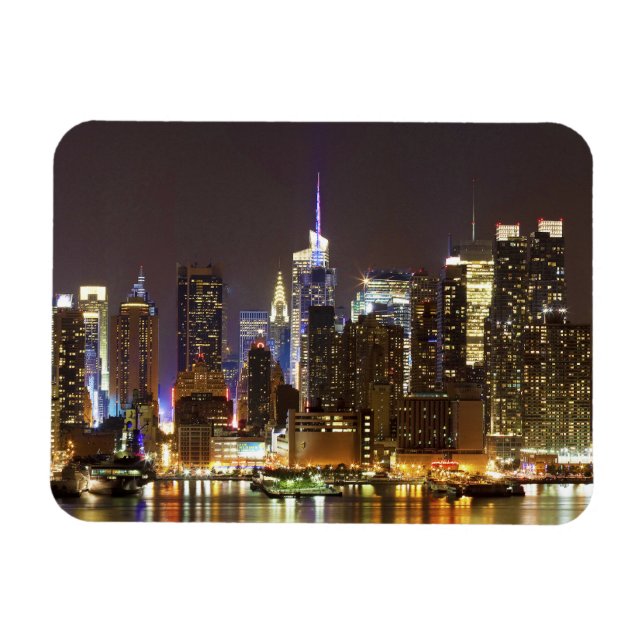 Midtown Manhattan aus Weehawken New Jersey Magnet (Horizontal)