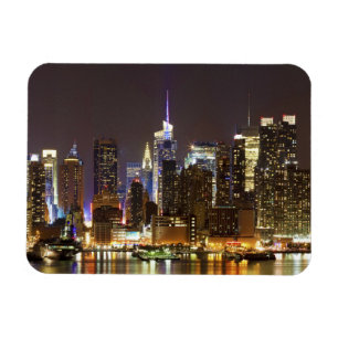 Midtown Manhattan gesehen von Weehawken New-Jersey Magnet