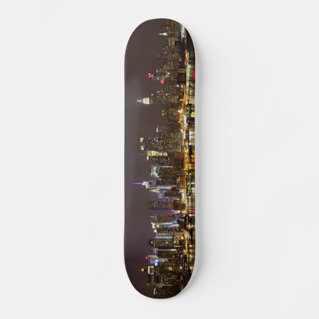 Midtown Manhattan gesehen von Weehawken New-Jersey Skateboard (Vorderseite)
