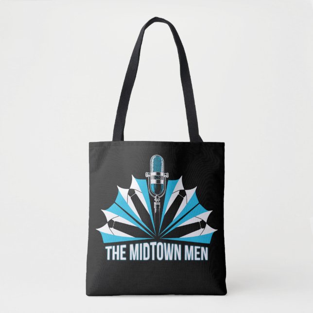 Midtown Men - Neues Logo - Black Tote Bag (Vorderseite)