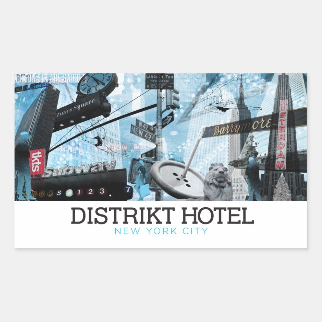 Midtown West NYC Sticker (Vorderseite)