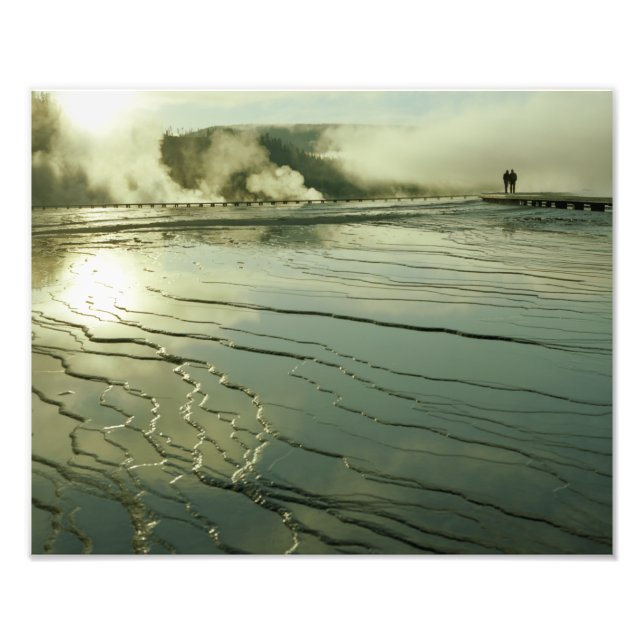 Midway Geyser Pool bei Sunrise Fotodruck (Vorne)