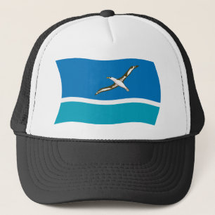 Midway Island Flaggenmütze Truckerkappe