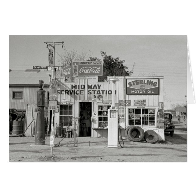 Midway Service Station, 1939 (Vorderseite (Horizontal))
