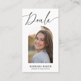 Midwife Birth Postpartum  Doula Photo QR CODE  Visitenkarte