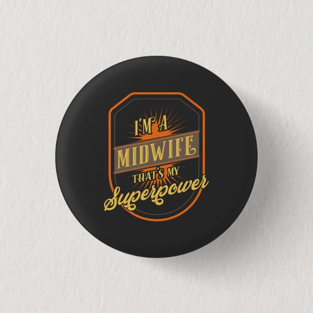 Midwife Button (Vorderseite)