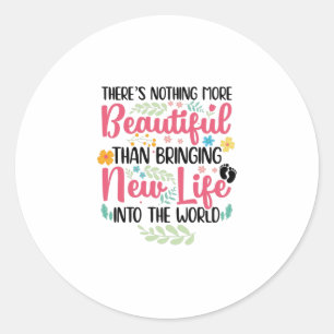 Midwife Midwives Doula Obstetrician Midwifery Job Runder Aufkleber