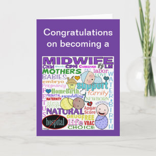 Midwifery Terminology-Subway Art Karte