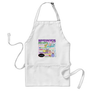 Midwifery Terminology-Subway Art Schürze