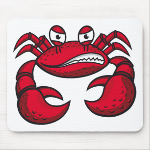 Miesepetriger Krebs Hintergrund Mousepad