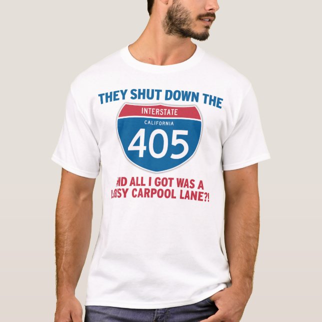 Mieser Weg des Carpool-405 T-Shirt (Vorderseite)