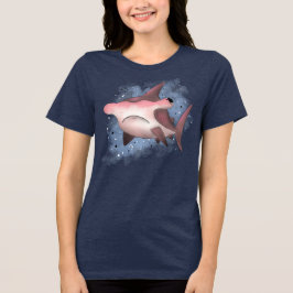Miesgelaunter Hammerhai Tri-Blend Shirt
