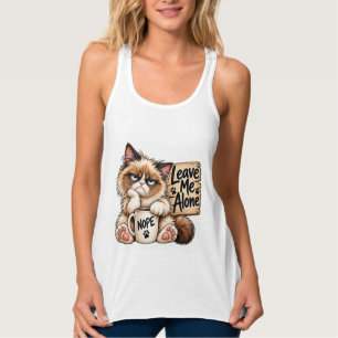 Miesgelaunter Kater Lass Mich Allein Tank Top