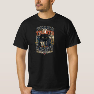 miesgelaunter Kater, schwarze Katze, Geschenk für T-Shirt