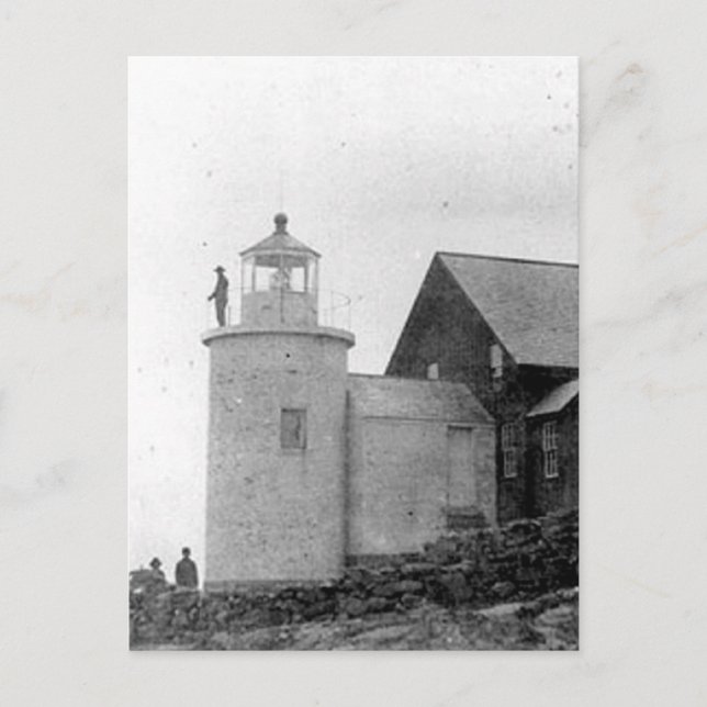 Mieter Harbour Lighthouse Postkarte (Vorderseite)